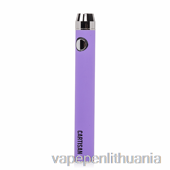 Cartisan Button Vv 900 Dual Charge 510 Baterija [mikro] Purpurinis Vape Skystis